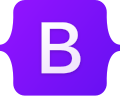 Description de l'image Bootstrap logo.svg.