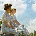 Charles Courtney Curran: On the Heights