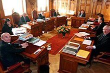 Meeting of the Federal Council in 2006 Bundesratszimmer.jpg