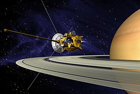 Кассини выходит на орбиту Сатурна.