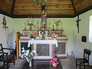 Intérieur de la chapelle.