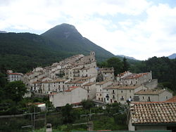 Skyline of Civitella Alfedena