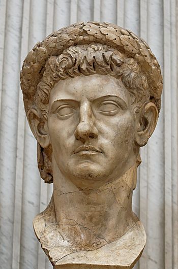 Bust of Roman emperor Claudius (reworked from ...