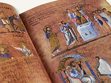 Evangelario miniato bizantino del VI secolo
