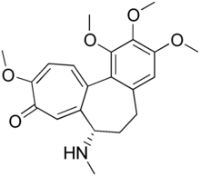 Skeletal formula of demecolcine