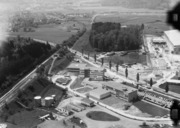 An aerial view in 1960