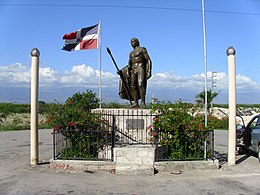 Statue of the Taino Enriquillo.