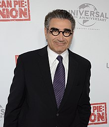 Levy at the American Reunion film premiere in 2012 Eugene Levy (6815600492).jpg