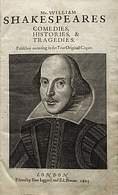 William Shakespeare's First Folio First Folio.jpg