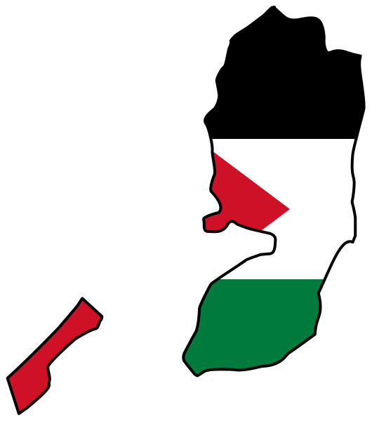 파일:Flag map of the Palestinian territories.svg