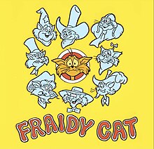 A promotional cel for Fraidy Cat