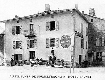 L'Hôtel Prunet dans les années 1930.