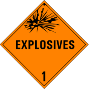 Class 1: Explosives