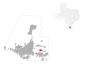 موقعیت اولیوارس، تگزاس در نقشه
