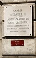 Camí de Cavalls sign. Stage 1, Carrer d'Isabel II, Port Mahon.