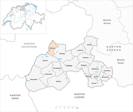 Aarburg - Localizazion