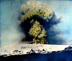 Erupce Katly v roce 1918