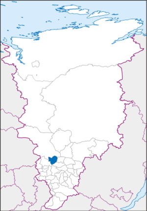 Пировский район Пировский муниципальный район на карте
