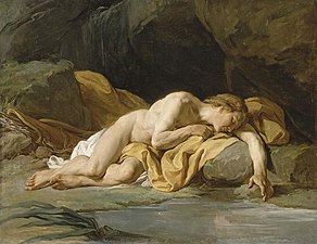 Narcisse (1771), Saint-Quentin, musée Antoine-Lécuyer.
