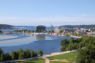 Photo of the Lakefair Festival at Heritage Park in downtown Olympia