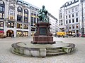 Das Lessing-Denkmal (Hamburg) am Gänsemarkt