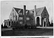 "Hillsover" (Lincoln Godfrey mansion), Radnor, Pennsylvania (1893), now the Academy of Notre Dame de Namur.