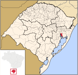 Kaart van Porto Alegre