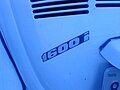 Emblema VW 1600i. Utilizado entre 1992 y 1994.