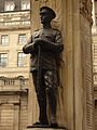 London Troops memorial, Infantry figure (south)