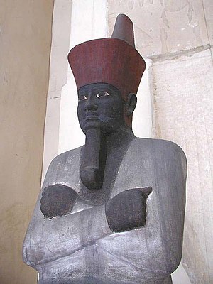 Seated statue of Nebhepetre Mentuhotep II, in ...