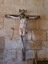 Photographie d'une statue de Christ en Croix.