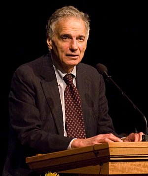 Ralph Nader, speaking at BYU's Alternate Comme...