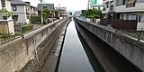 七隈川（一の橋の上流側、左：城南区鳥飼、右：早良区城西）