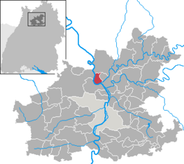 Kaart van Offenau