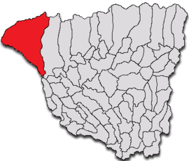 Location in Gorj County