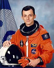 Pedro Duque, 384th person in space and first Spanish national Pedro Duque-detail.jpg