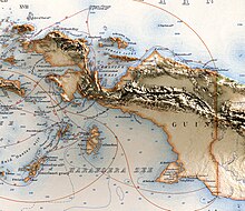 Peta Relif Pulau Papua