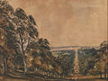 Peter De Wint, Na Dlhú Prechádzku, Windsor, Veľký Park, pred 1849 - wych elm avenue