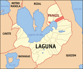 Pangil na Laguna Coordenadas : 14°24'N, 121°28'E