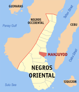 Manjuyod na Negros Oriental Coordenadas : 9°41'N, 123°9'E