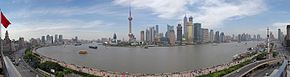 Pudong und Huangpu-Fluss