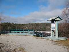 Mirador en el río Rupert