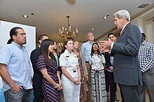 Secretary Kerry Chats with Students at Georgetown University Secretary Kerry Chats with Students at Georgetown University (29723342875).jpg