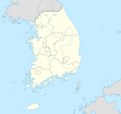 Mapa lokalizacyjna Korei Południowej