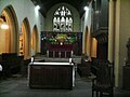 Interior of St Saviour's, facing the chancel