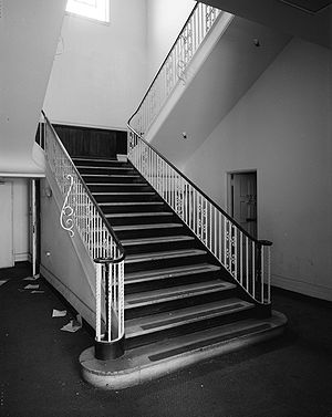 Stairway in Ford plant in LA from HABS; Ford M...