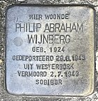 Stolperstein für Philip Abraham Wijnberg