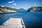 Een pier in Norris Point