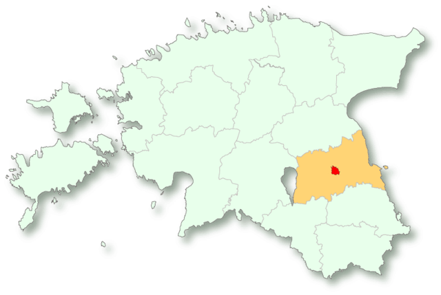 Localização de Tartu em Tartumaa