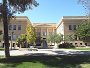 The Industrial Arts Building which is also known as the Anthropology Building or Building #217 , was built in 1914. The building, located at 900 Cady Mall, is now known as the School of Human Evolution and Social Change . It is located within the ASU Campus. It was listed in the National Register of Historic Places in September 4, 1985, reference #85002168.